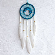 Traumfänger Lebensbaum klein türkis