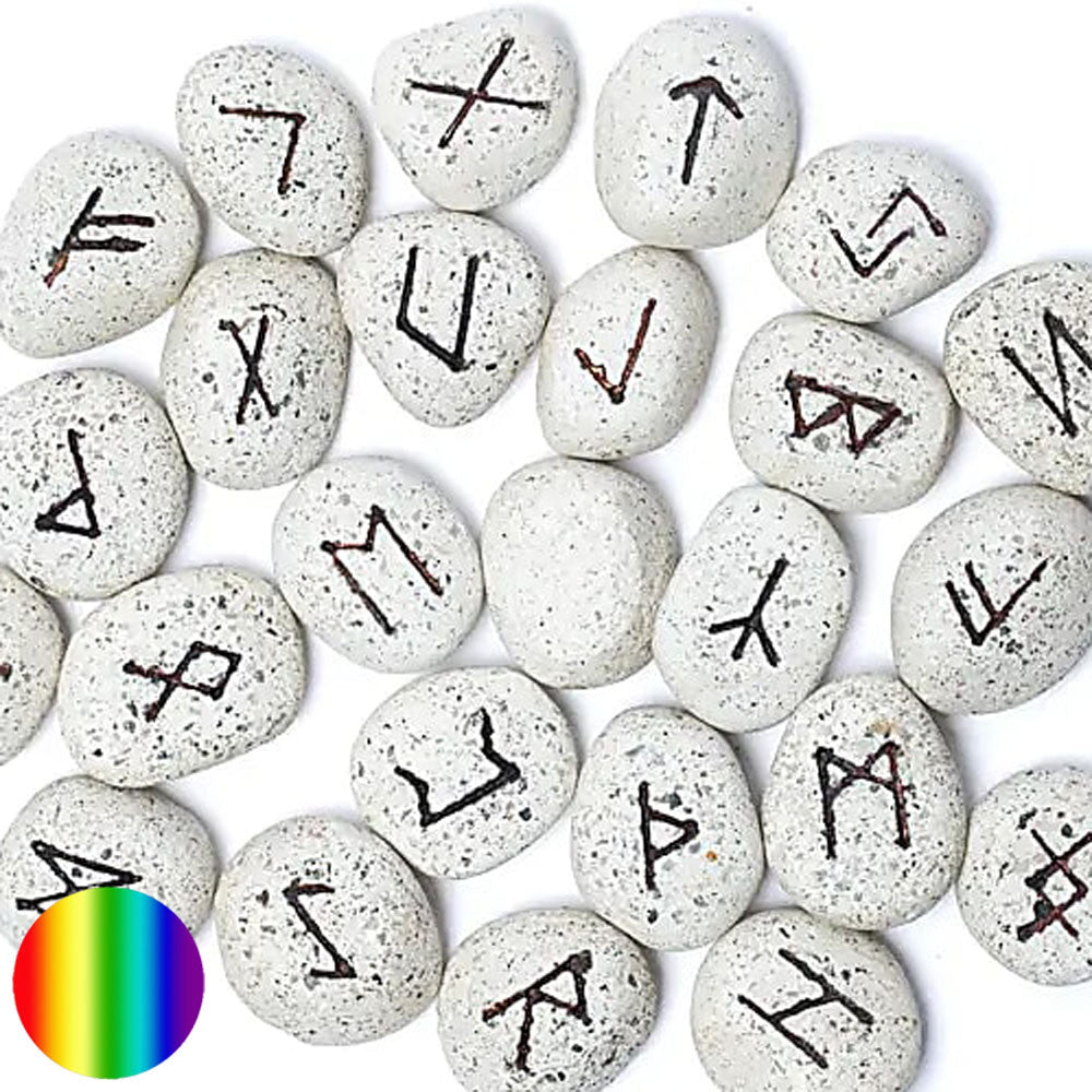 Keramik - Runen | im Samtbeutel mit Beschreibung