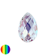 Regenbogen-Kristall - Salzburger Raute irisierend 38mm | facettiert