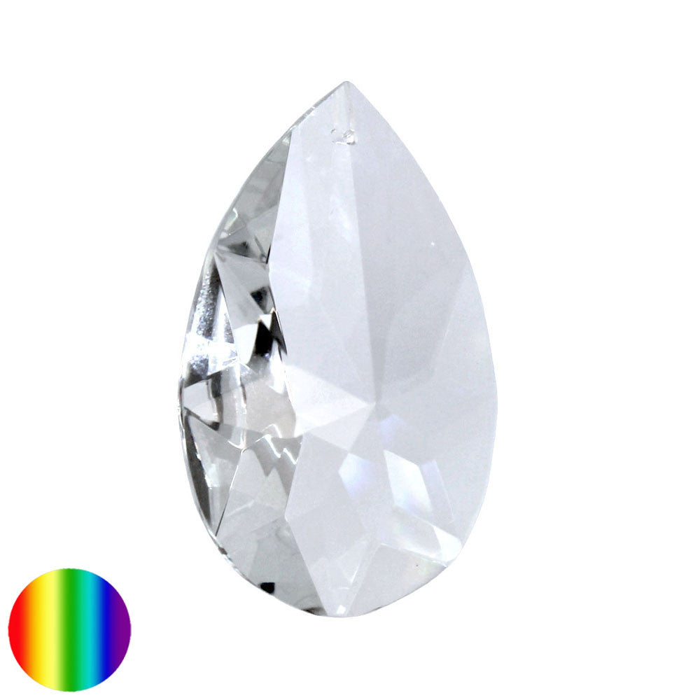 Regenbogen-Kristall - Mandel Sonne 63mm | facettiert geschliffen