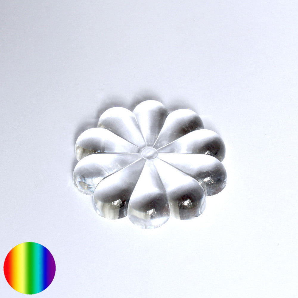 Kugelhalter - Kristallglas Blume | für Kugeln von Ø 80 - 120mm