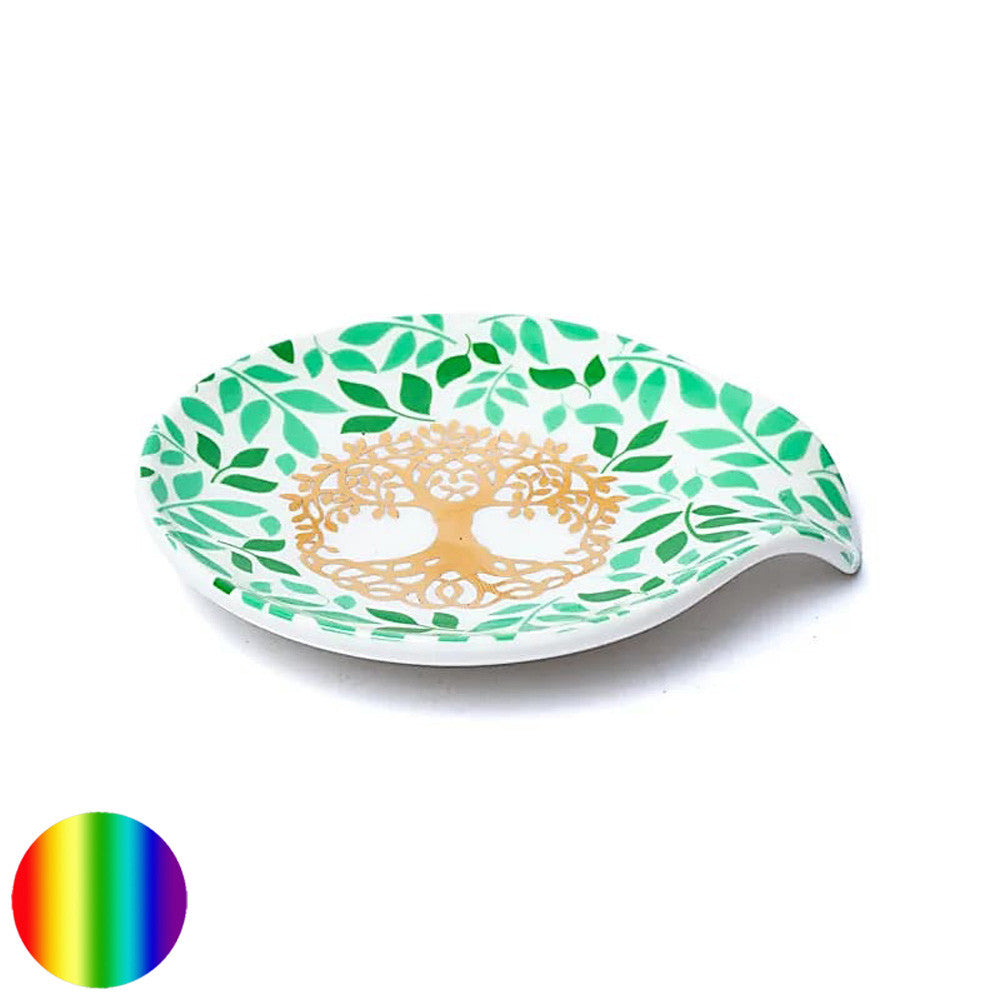 Tee-Beutel Ablage - Baum des Lebens | aus Porzellan