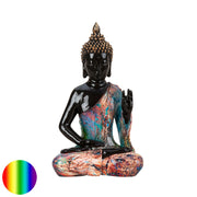 Buddha Statue - bunt 31cm | Polyresin
