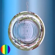Windspiel Spirale - Mandala | Edelstahl