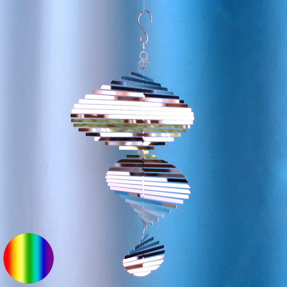 Windspiel Spirale - Lamellen | Edelstahl