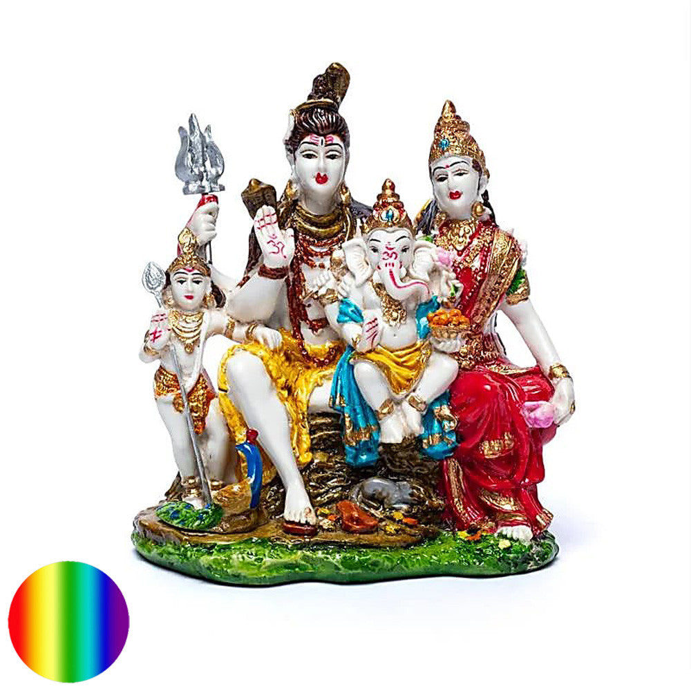 Shiva Parivar - Shivas Familie | Kartikeya -  Shiva -  Ganesh -  Parvati