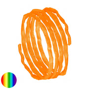 Seidenband 100 cm hellorange | Habotai-Seide