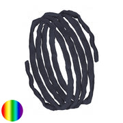 Seidenband 100 cm dunkelgrau | Habotai-Seide