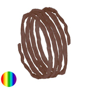 Seidenband 100 cm braun | Habotai-Seide