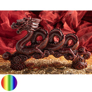 Drachen rot - Kunstharz | Wächter zwischen den Dimensionen