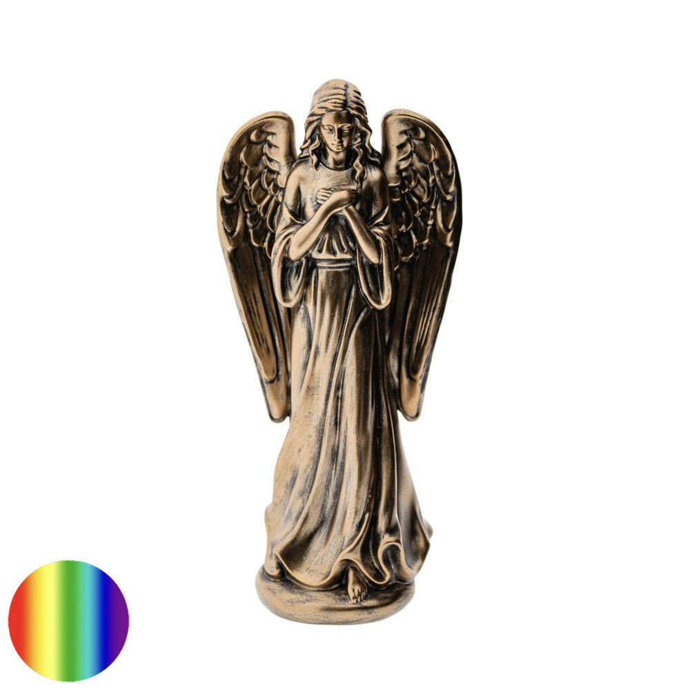 Statue - Herzengel Kunstharz | mit gefalteten Händen