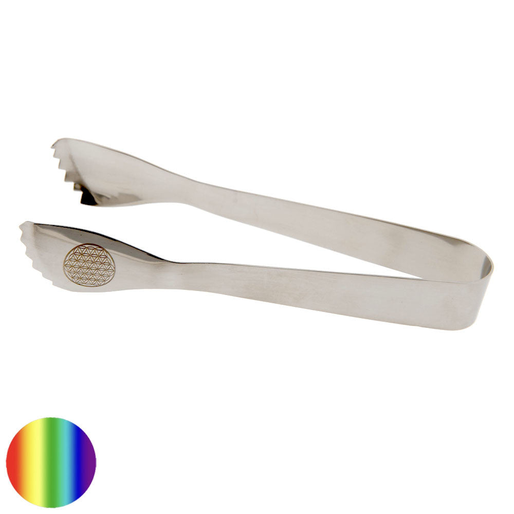 Räucherzange - Blume des Lebens | Edelstahl