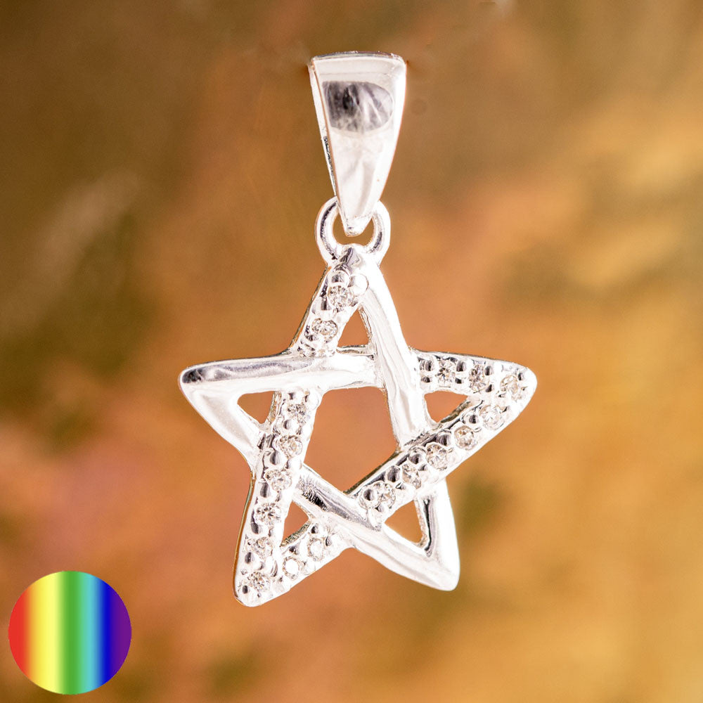 Anhänger - Pentagramm 925 Silber | Keltischer Schmuck
