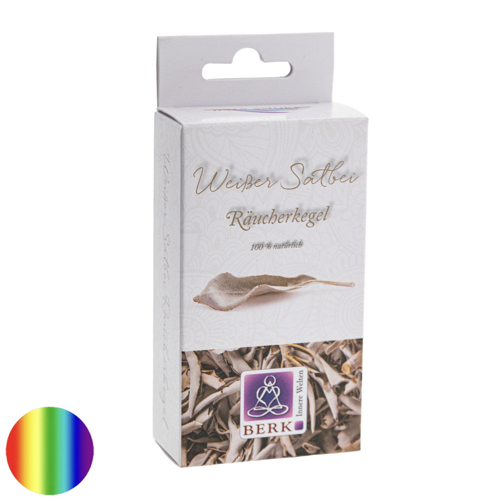 Räucherpyramide Holy Smokes - Weisser Salbei | mit Keramikhalter