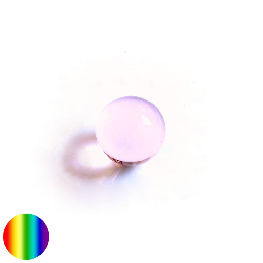 Kristallkugel - rosa 30mm | optisch reine ohne Schlieren