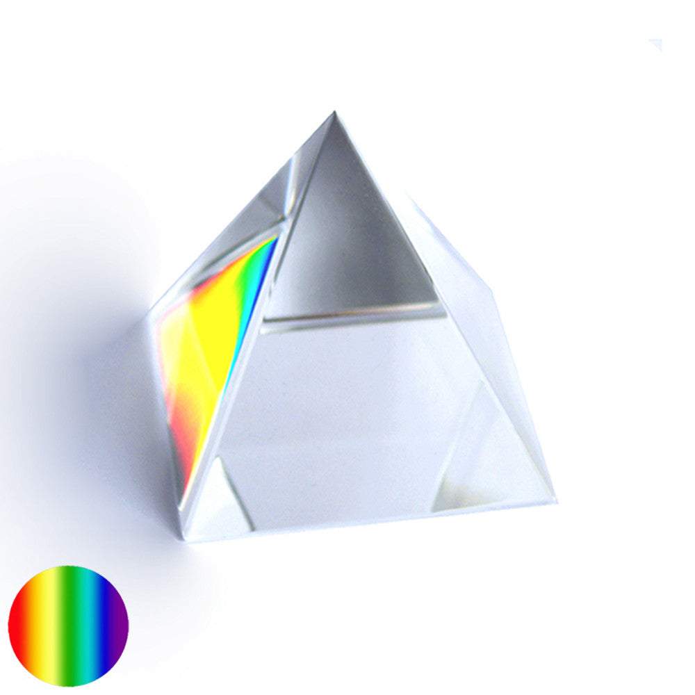 Kristallglas Pyramide - 120mm | optisch rein ohne Schlieren