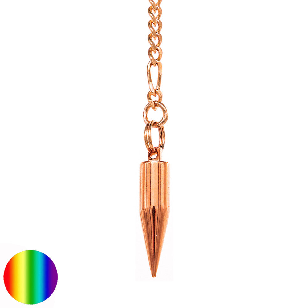 Diagramm-Pendel - 104 Kupfer | mit Ring zum Halten