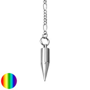 Diagramm-Pendel - 104 Glanzchrom | mit Ring zum Halten