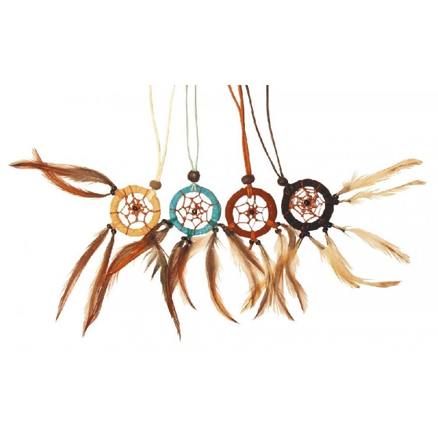 Traumfänger zum Anhängen | mini braun