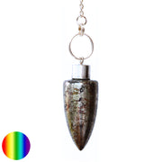 Druiden Pendel 36mm - Pyrit | mit Kette und Ring