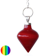 Resonanz Pendel 25mm - Carneol rot | mit Kette und Ring