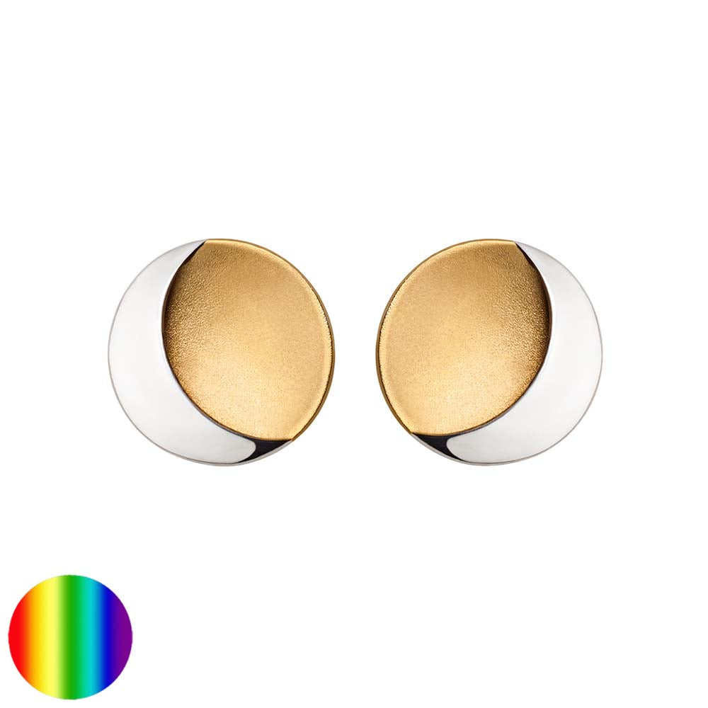 Collection inner Light - Symbolschmuck Ohrstecker – Sonne und Mond