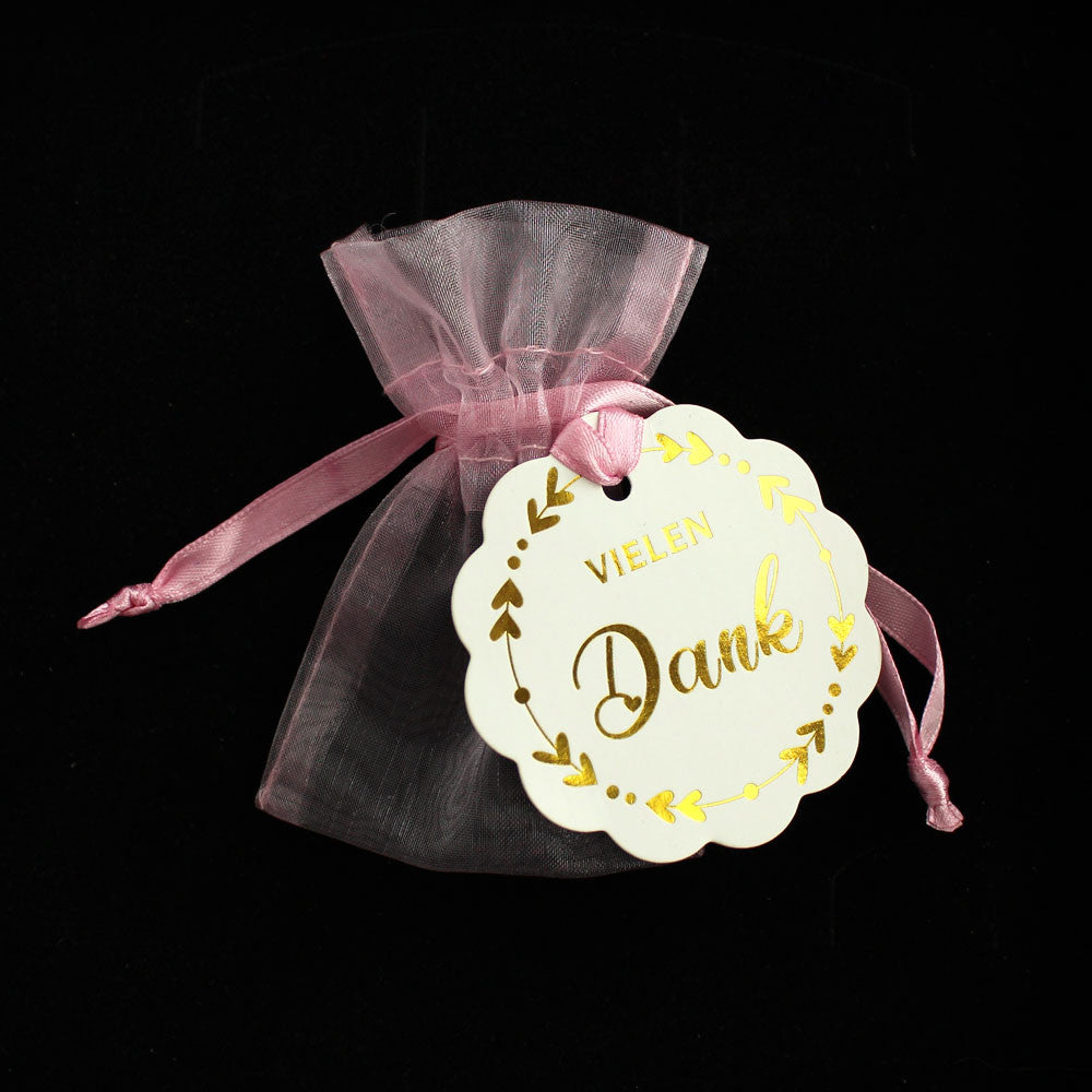 Organzabeutel für Mitbringsel - Dankeschön