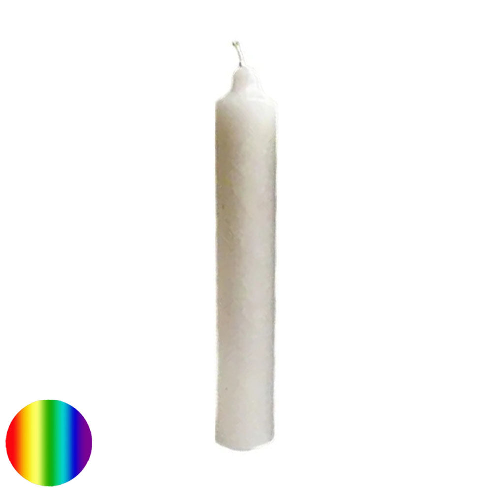 Stabkerze Jumbo weiss