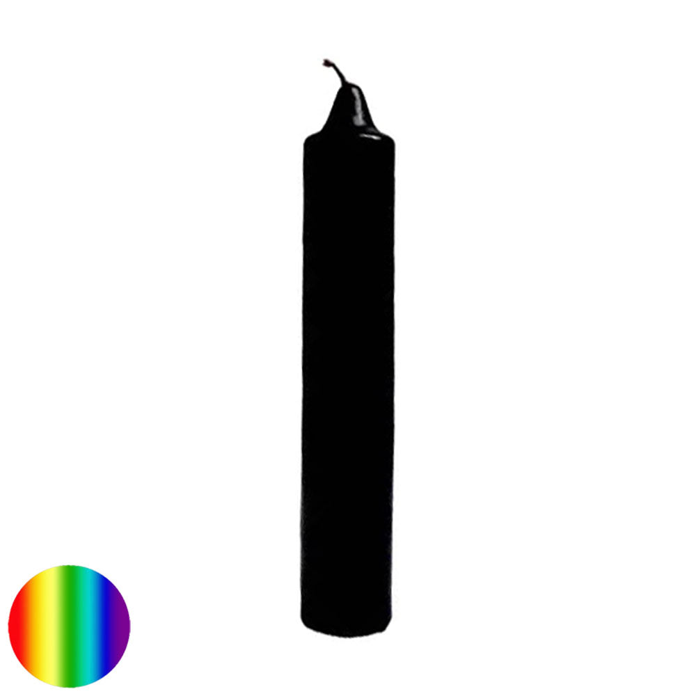 Stabkerze Jumbo schwarz