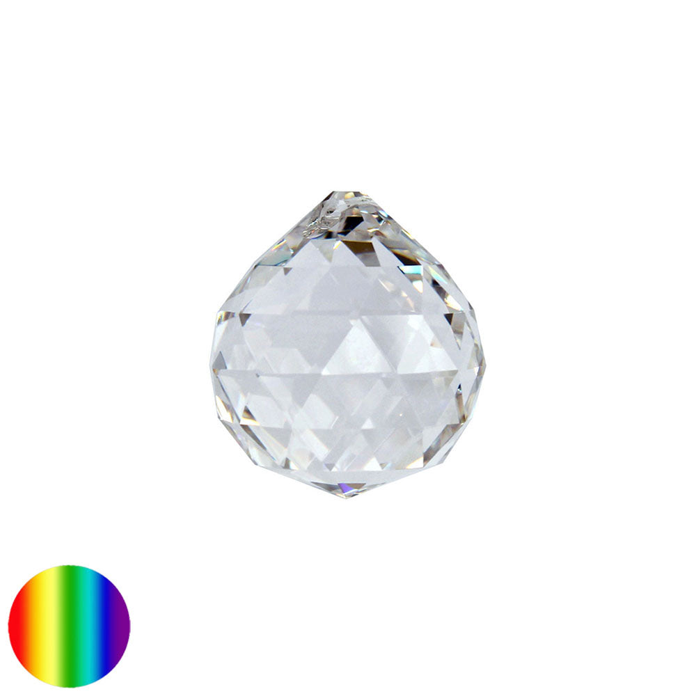 Regenbogen-Kristall - Kugel-Dreieck 20mm