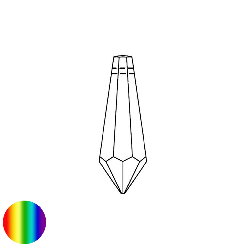Regenbogen-Kristall - Wiener Pendel 38mm