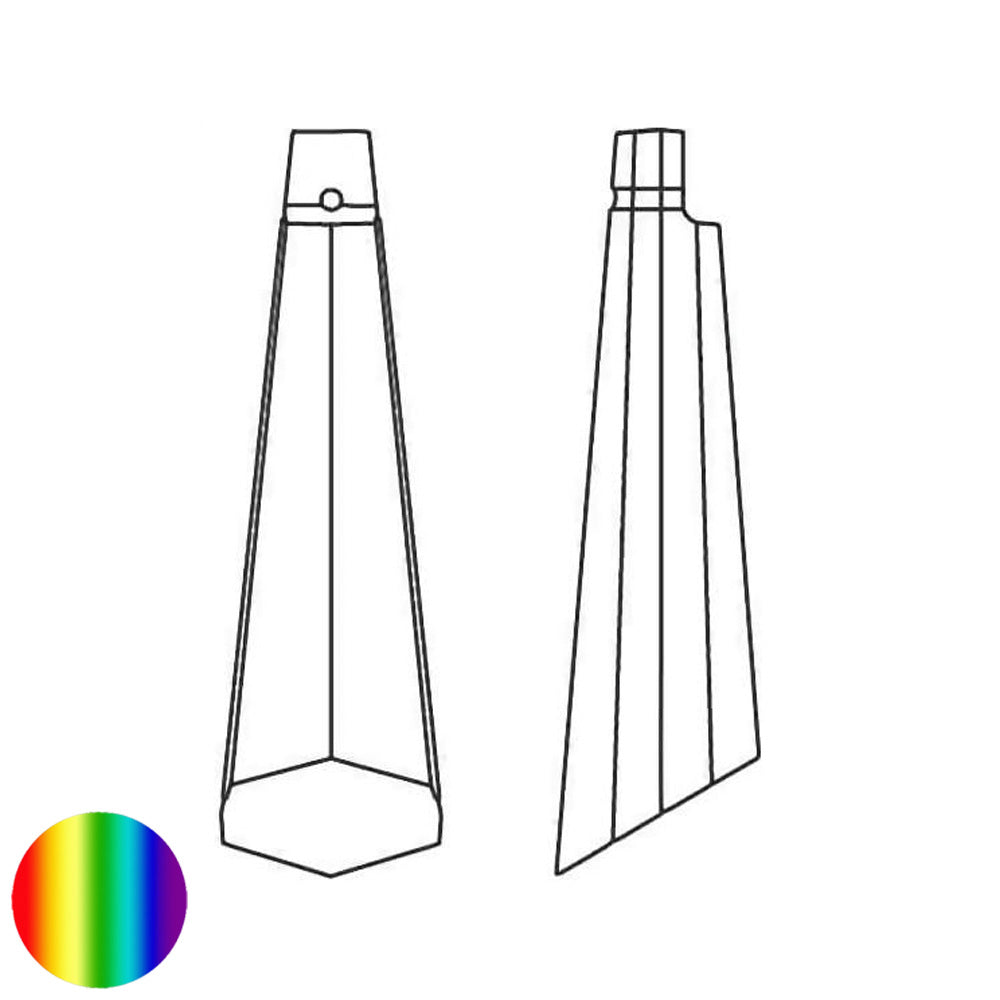 Regenbogen-Kristall - Eiszapfen 63mm