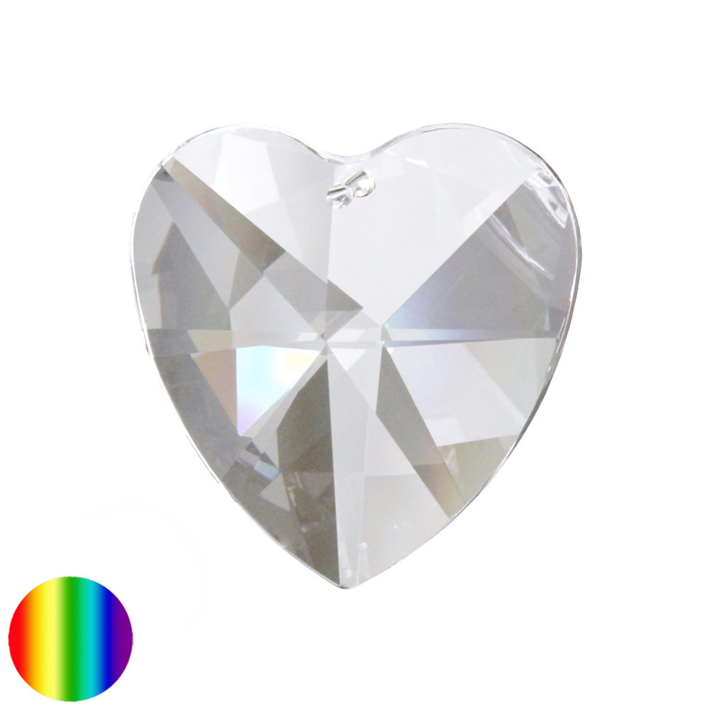 Regenbogen-Kristall - Herz 28mm