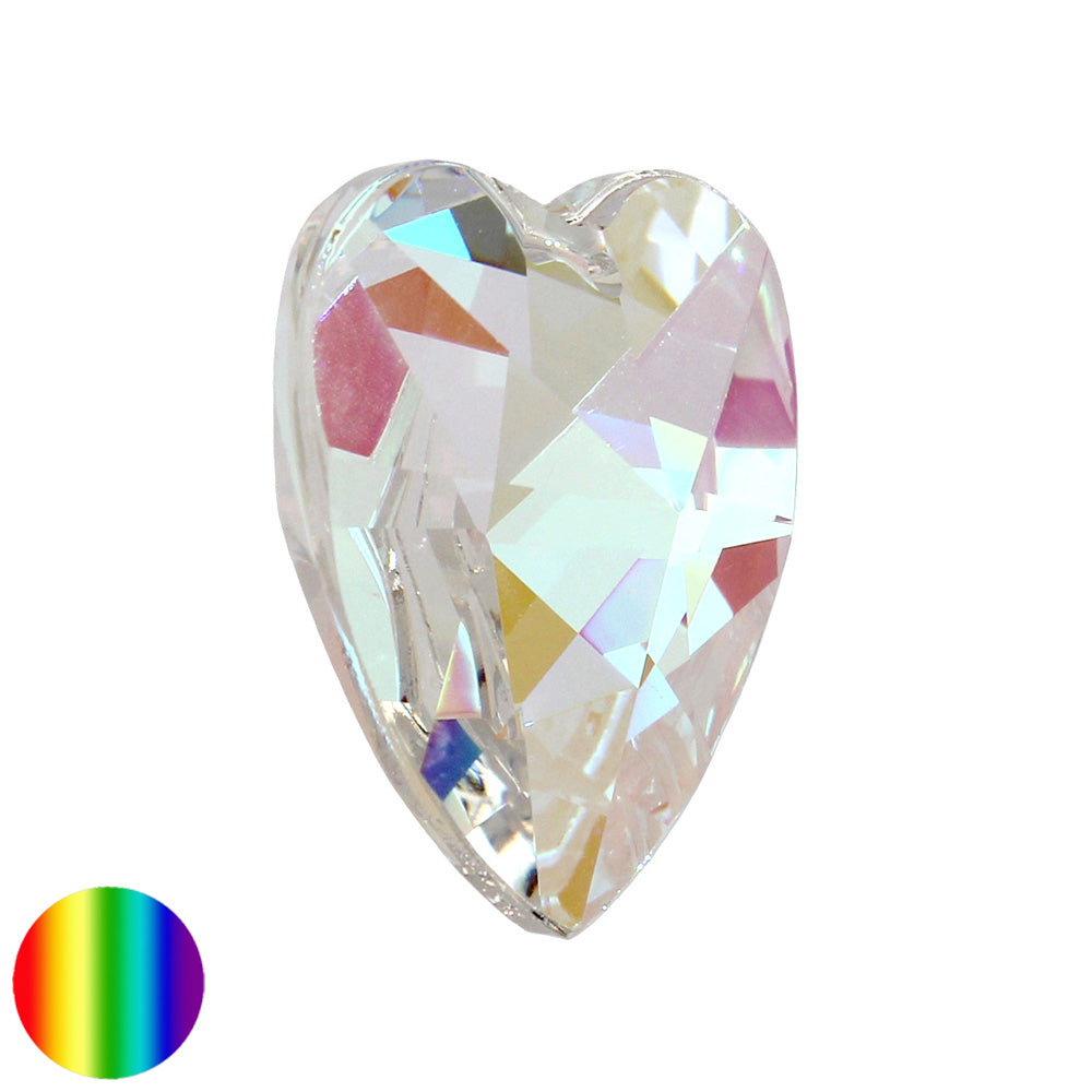 Regenbogen-Kristall - Herz irisierend 40mm