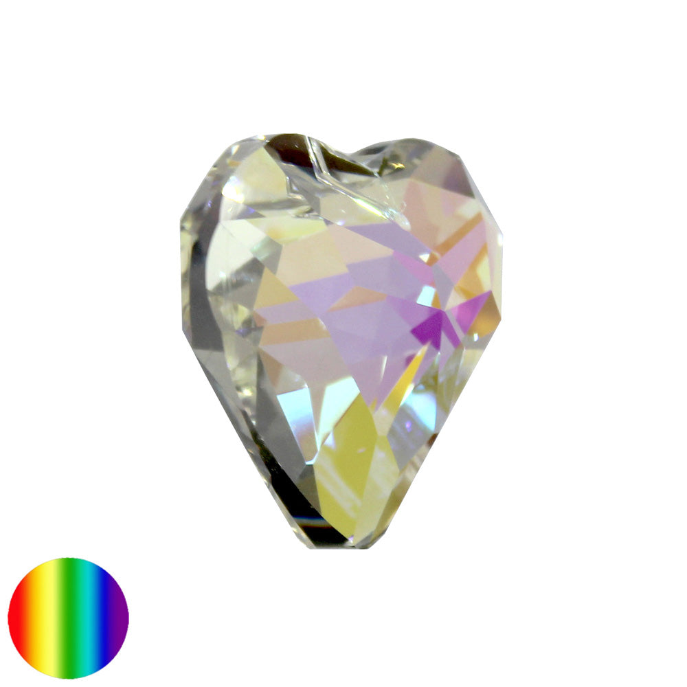 Regenbogen-Kristall - Herz irisierend 30mm