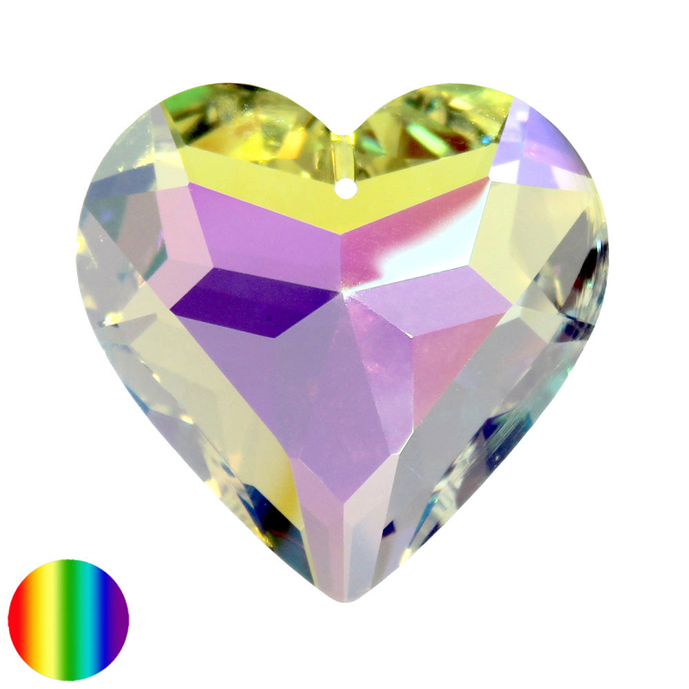 Regenbogen-Kristall - Herz irisierend 45mm