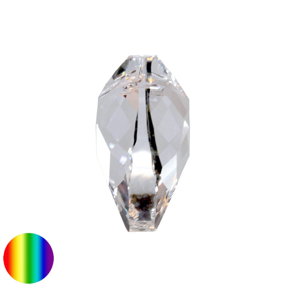 Regenbogen-Kristall - Herz Quadrat 28mm