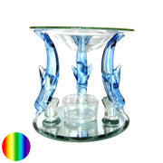 Duftlampe Delphin aus Glas