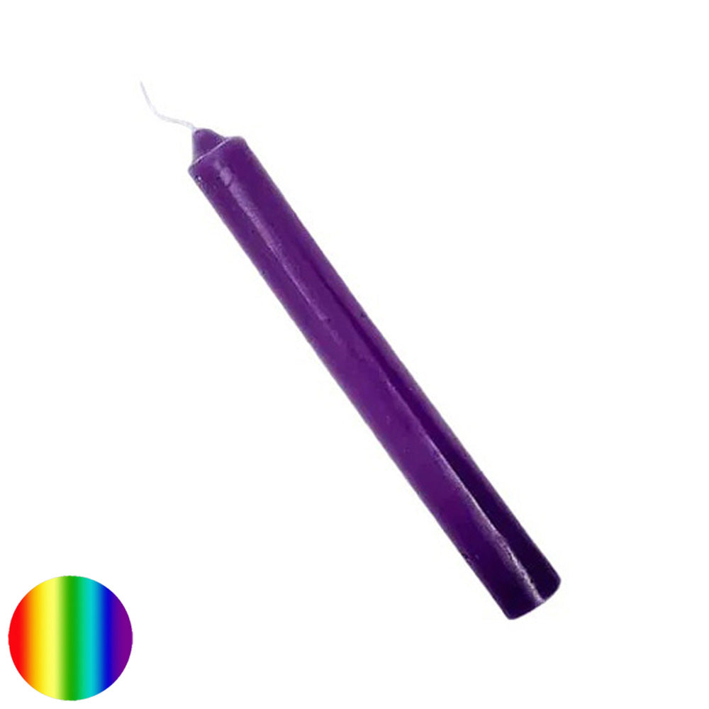 Stabkerze durchgefärbt - violett
