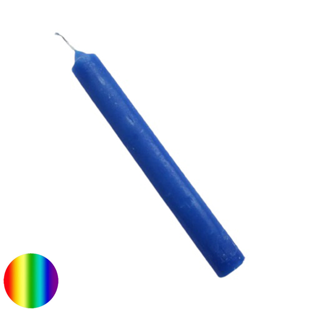 Stabkerze durchgefärbt - blau