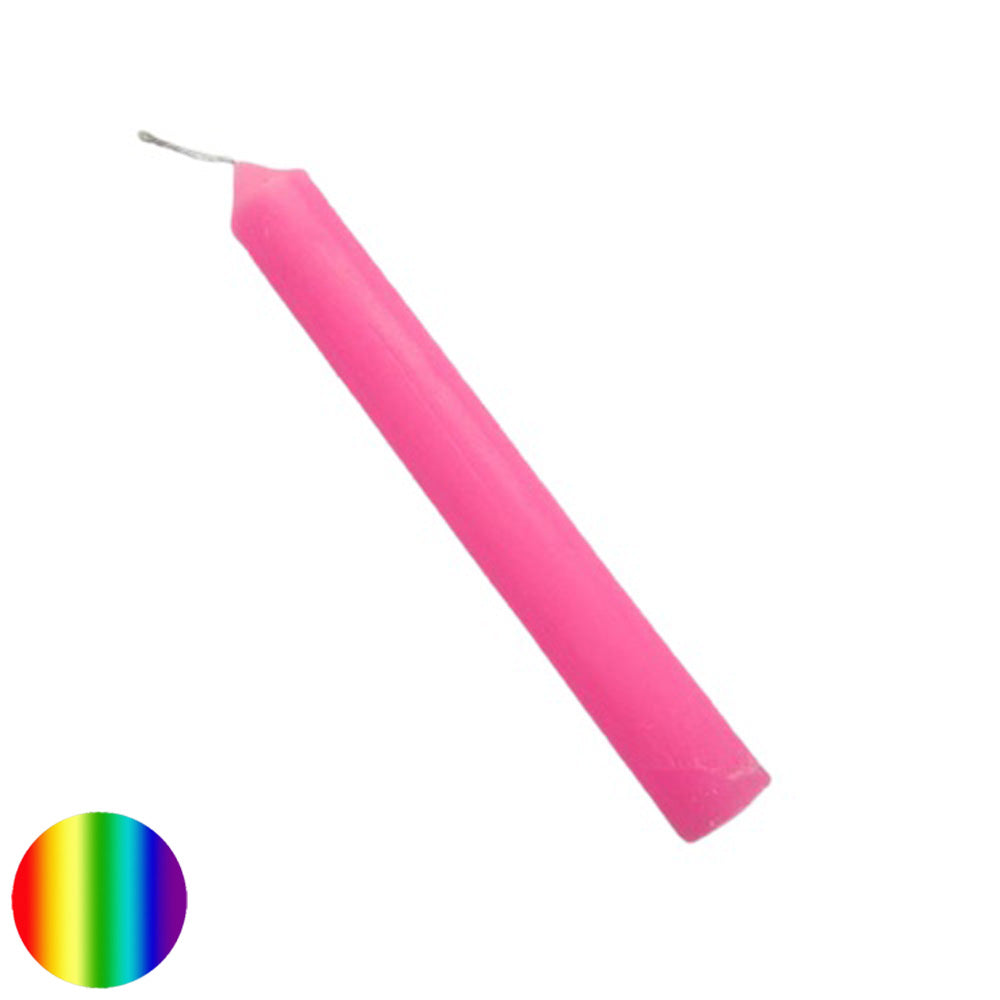 Stabkerze durchgefärbt - pink