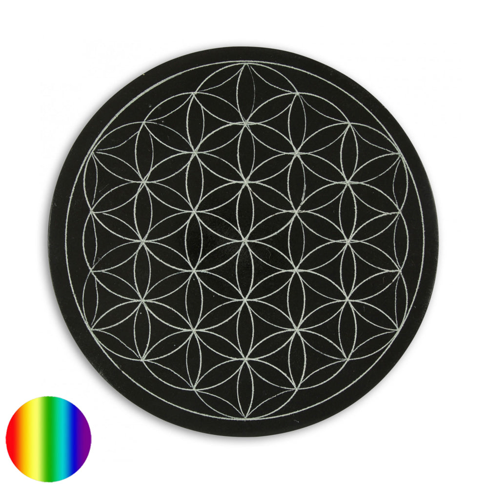 Untersetzer Blume des Lebens - Speckstein | Handgemacht