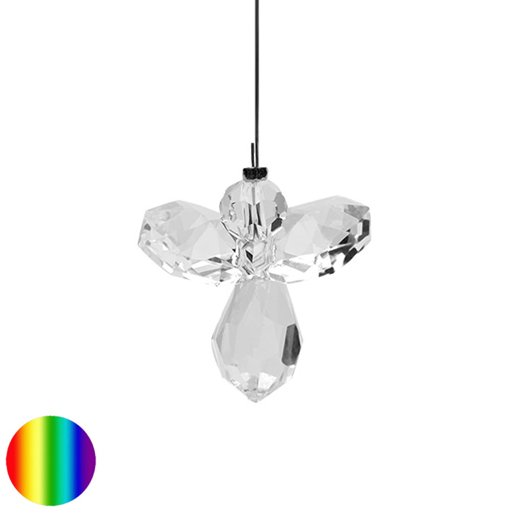 Kristall Schutzengel Alexis crystal mit Glas-Elements