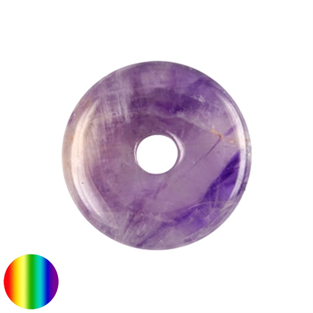 Amethystquarz 40mm Donut