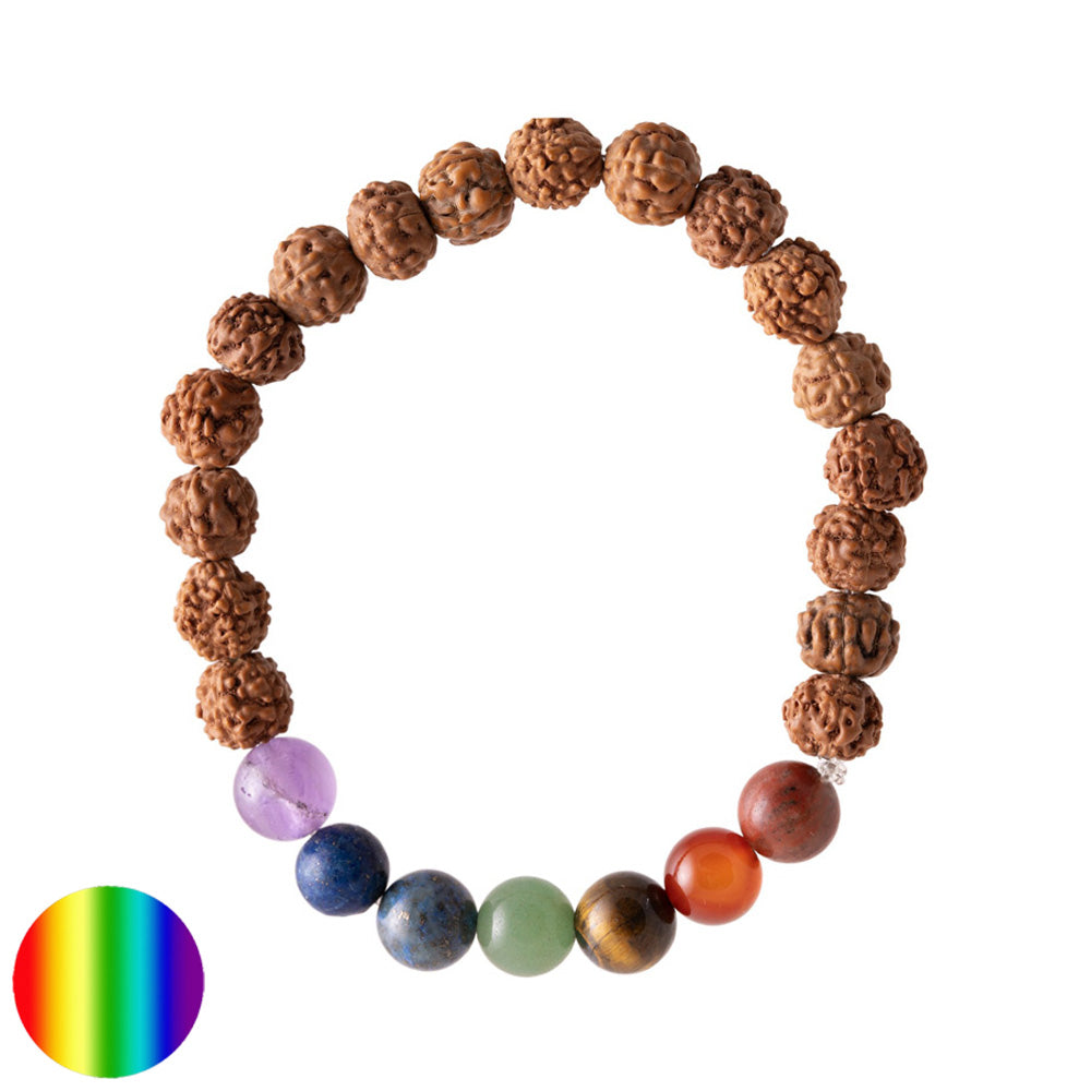 Armband Chakra - Rudraksha