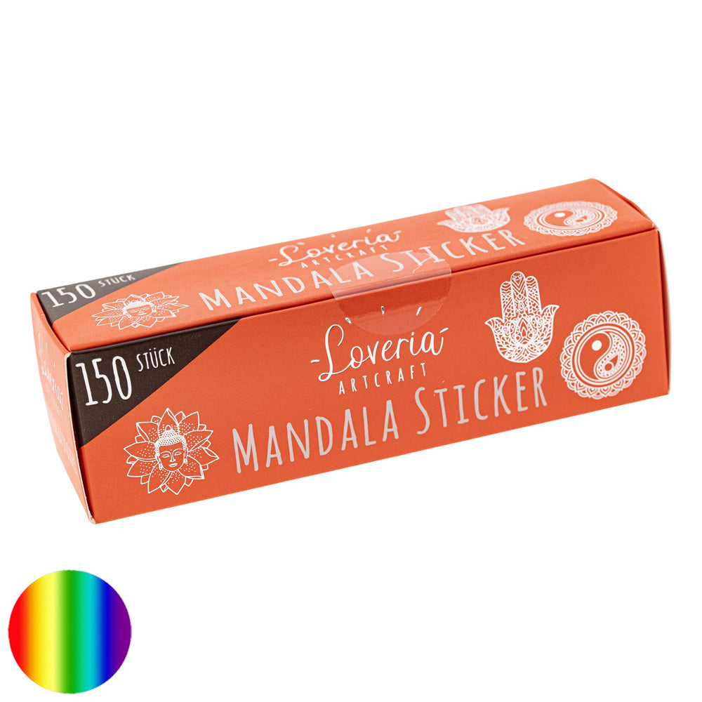 Mandala Sticker - YinYang - Buddha Hand - Lotus Buddha