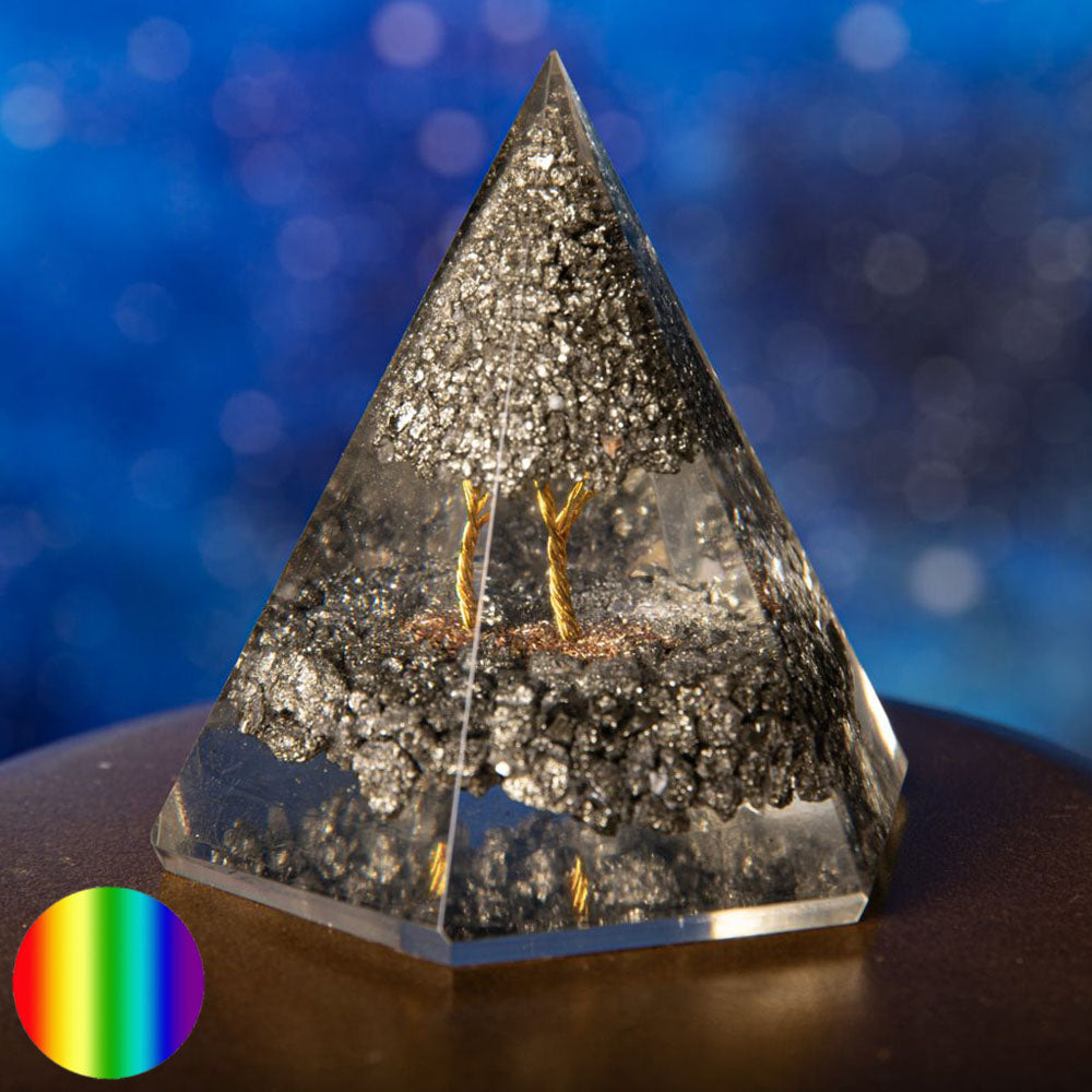 Orgonit-Pyramide Hexagonale - Pyrit