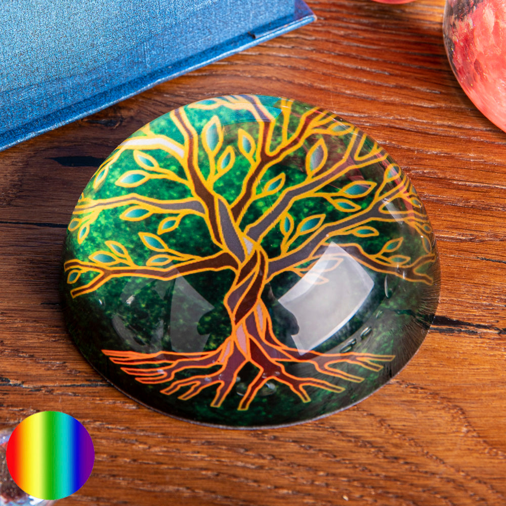 Kristallhalbkugel Yggdrasil
