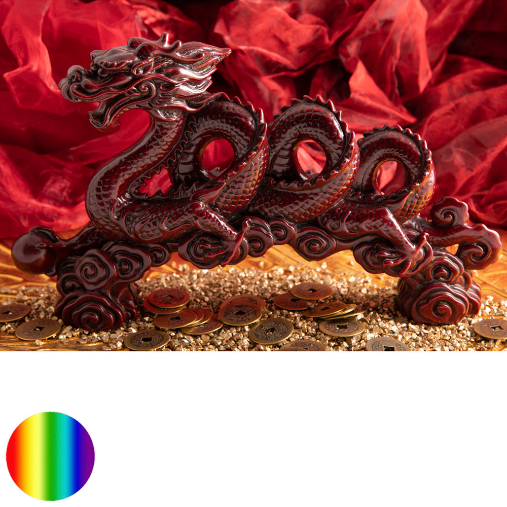 Drachen rot - Kunstharz