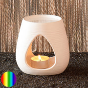 Duftlampe Keramik weiss